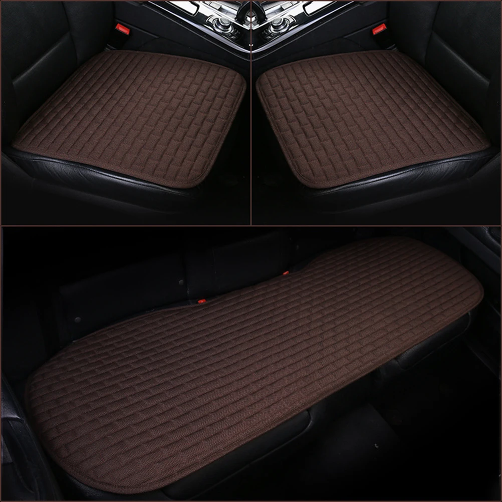 3 шт. тканевая подушка для автомобильного сиденья без спинки чехол три