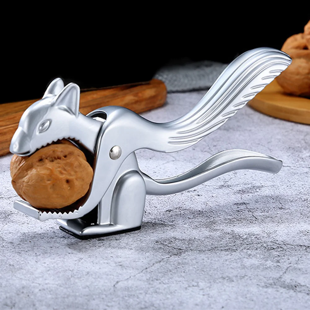 Плоскогубцы для кухни в форме белки орехового ореха с зажимом тяжелой пружинной