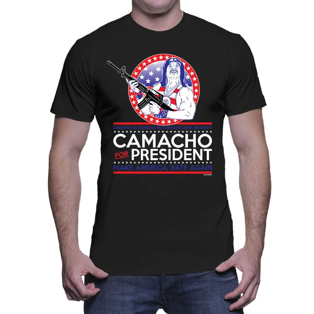 Camacho For President-USA Idiocracy Мужская футболка с подарочным принтом в стиле хип-хоп мужские