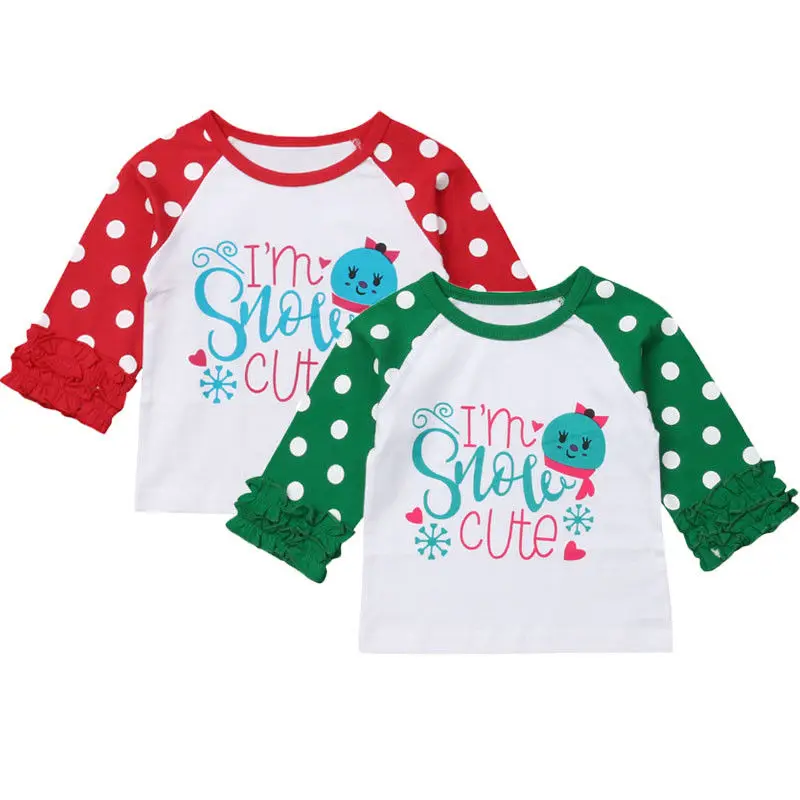 Cute 0-6T Newborn Infant Baby Girl Long Sleeves T-shirt Tops Casual Clothes Autumn Children Clothing | Детская одежда и обувь