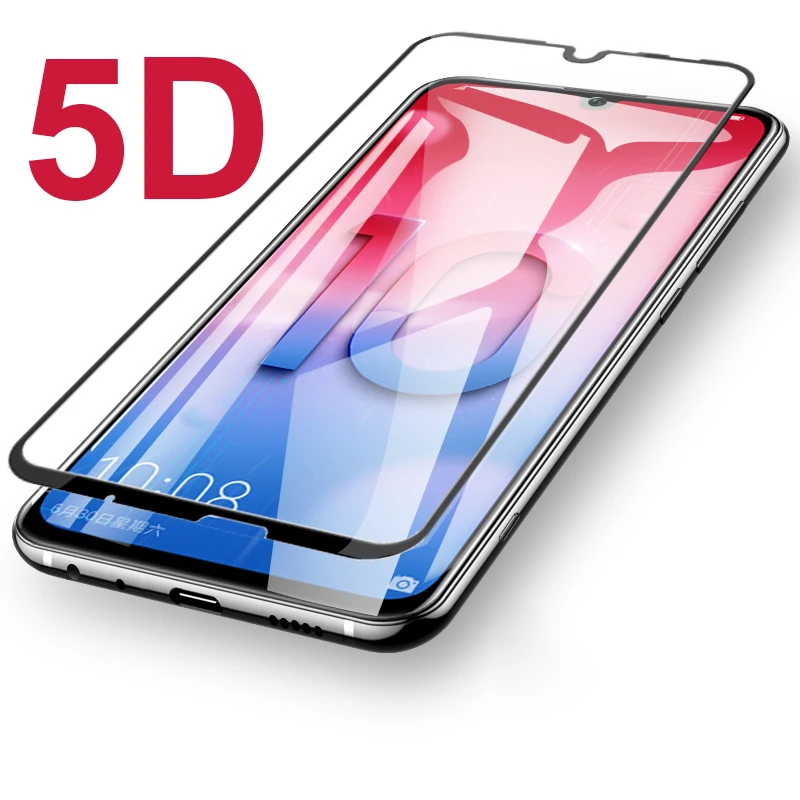5D закаленное стекло для huawei Honor 10 Lite защитный стеклянный чехол 9 9i v9 8X 8 lite light Play