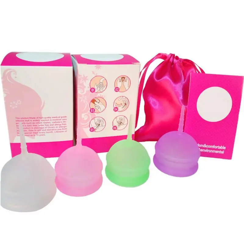 2 шт многоразовые менструальные чашки силиконовые женские Copa женственные