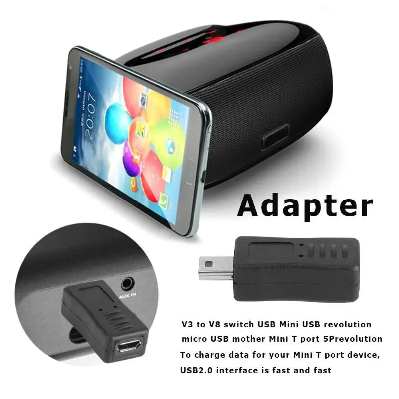 Мини USB 5Pin Male к микро usb Female T Форма V3 для V8 адаптер конвертер| |