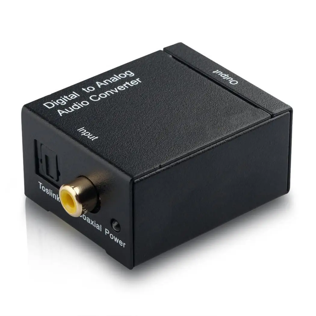 Цифровой коаксиальный аудио конвертер Fiber to Analog 10 + 80 FCC. CE RoHS Audio 0 5 Вт (макс.)