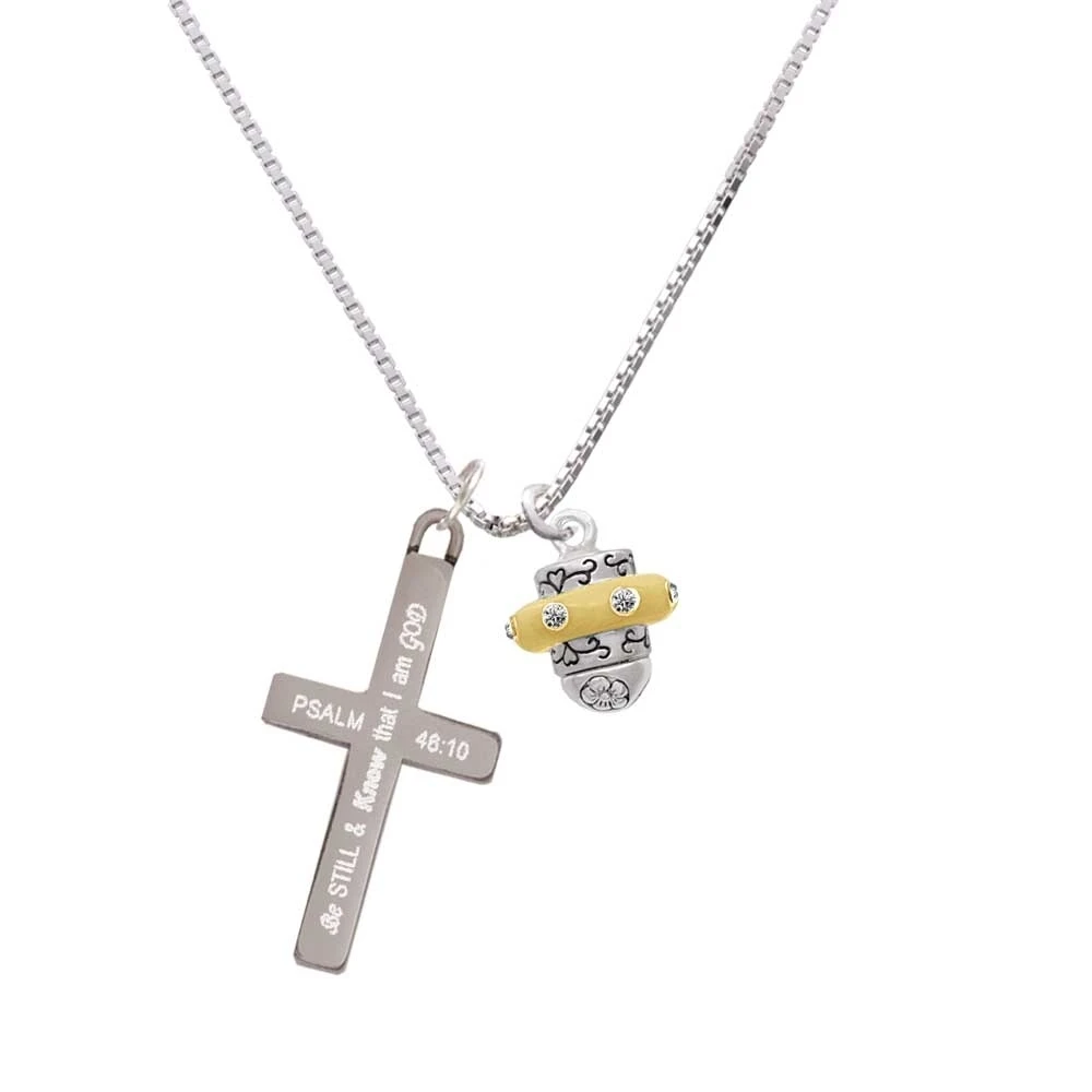 Кристалл два тона Spinner-и познайте-Подвески с крестом | Украшения и аксессуары