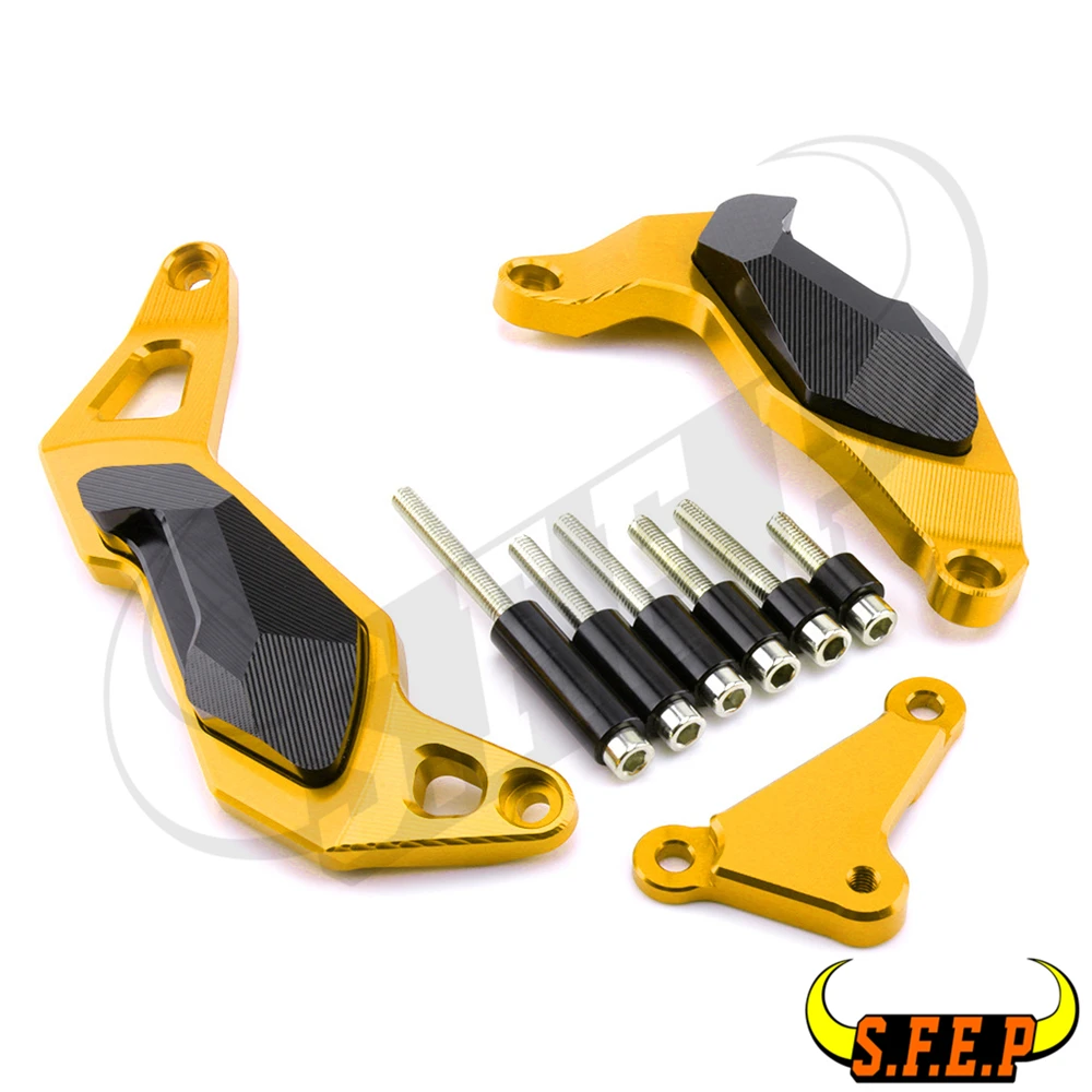 Слайдеры крышки двигателя CNC защитная накладка для Kawasaki Ninja 250 400 Ninja250 Ninja400 2018-2019 |