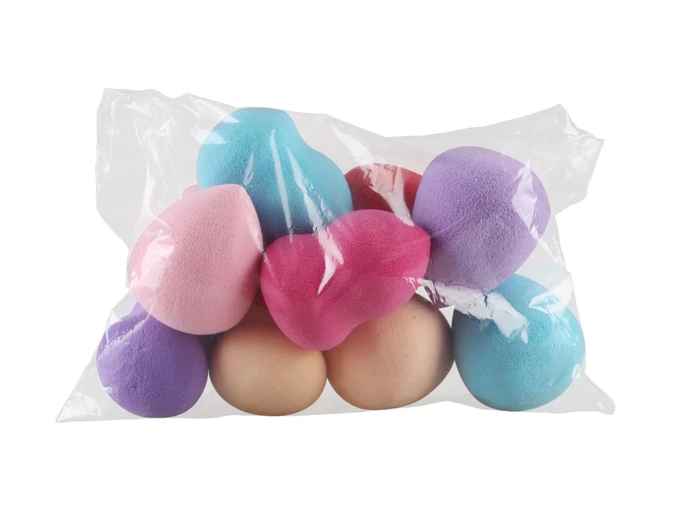 MAANGE 10Pc Soft Water Drop Shape Makeup Cosmetic Puff Foundation Sponge Powder Smooth Beauty Face Clean Tool Accessory |