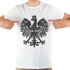 Польша Орел забавная Футболка мужская 2018 летняя новая белая Повседневная homme крутая польская футболка плюс размер