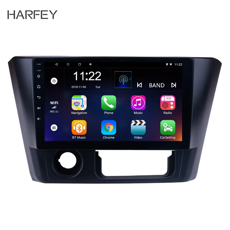 Harfey 2Din Android 6 0/8 1 9 &quotАвтомобильный Радио GPS мультимедийный плеер для 2014 2015 2016 Mitsubishi