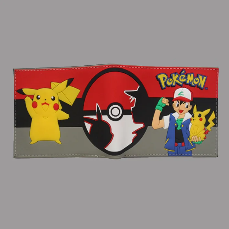GAME Pokemon GO Pocket Monster Tema Valor Mystic Instinct wallet Short Leather Pu Bifold Purse pikachu Teenage | Багаж и сумки