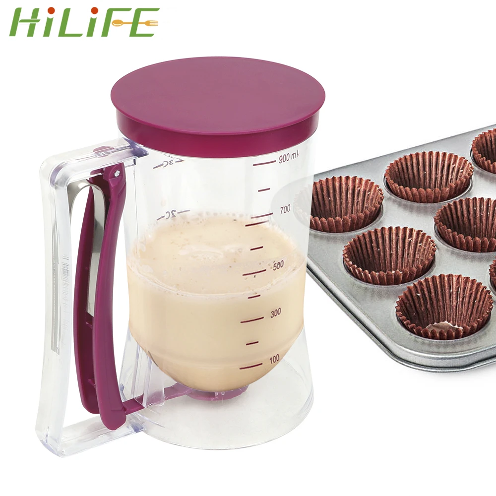 HILIFE крем Speratator тесто мучная паста диспенсер формочки для выпекания кексов Форма