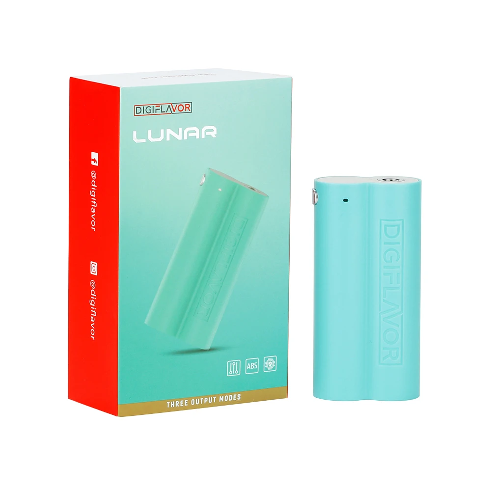 2 шт./лот вейп-мод Digiflavor Lunar Box Mod чипсет электронная сигарета поддерживает бак Lumi