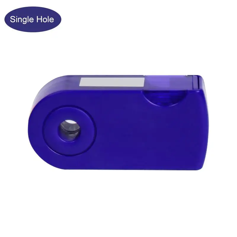 Точилка для карандашей с одним двойным отверстием ручная Пластиковая точилка