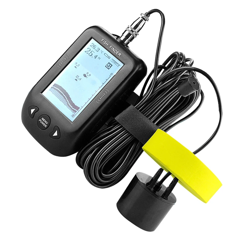 SEWS Erchang Xf02 портативный рыболокатор 9 м провод эхолот сигнализации 0 6 100 датчик