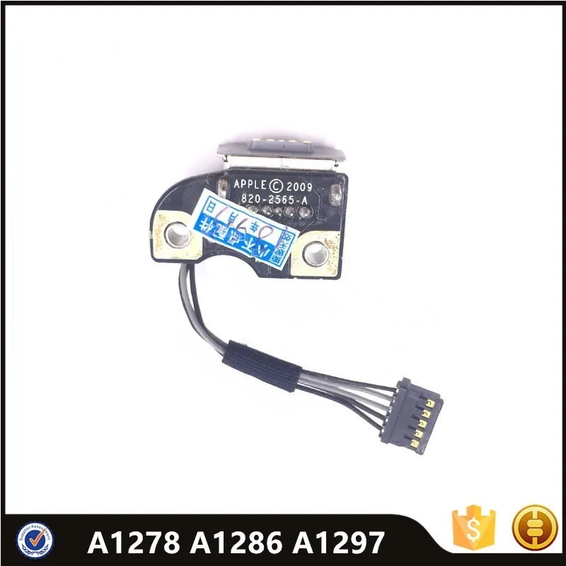 Протестированный DC в разъем питания плата для Macbook Pro A1278 A1286 A1297 Power Board 820 2565 A 2009 2010