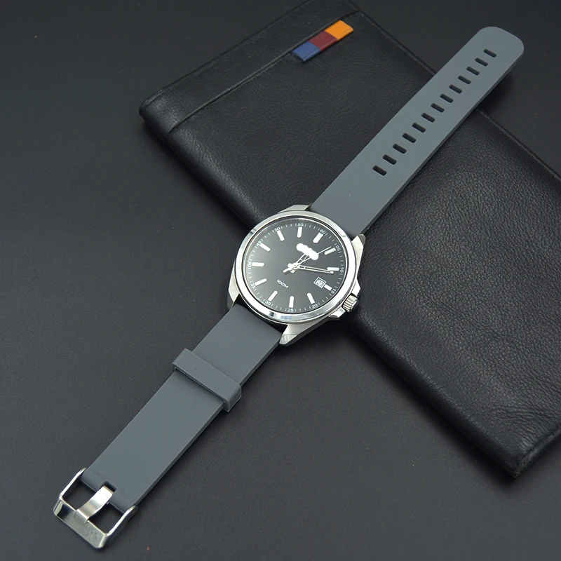 2020 новинка моды - Силиконовый ремешок для часов Generic Watchband, Водонепроницаемый ремешок шириной 18 мм, 20 мм, 22 мм для брендовых часов на.