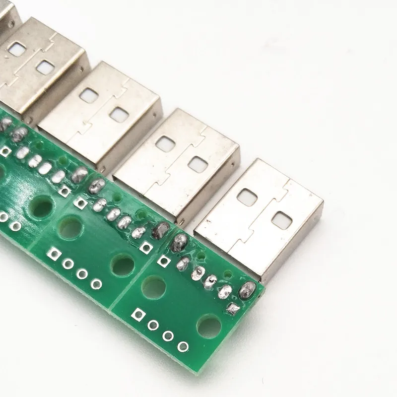 10 шт. USB в DIP адаптер конвертер 4 pin для 2 54 мм PCB платы питания DIY пластина сварной