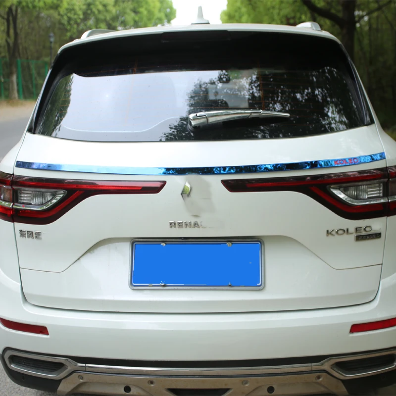 Лошадками-горящий автомобиль Нержавеющая сталь сзади Отделка багажника хвост