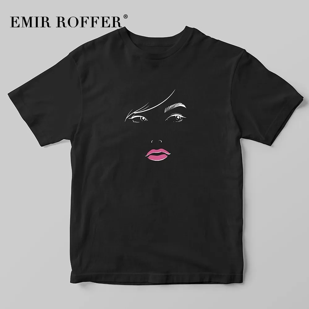 EMIR ROFFER Fashion Harajuku Print T-shirt Female Graphic Tees Women Funny Vintage T Shirt 2019 Summer Cotton Tops | Женская одежда
