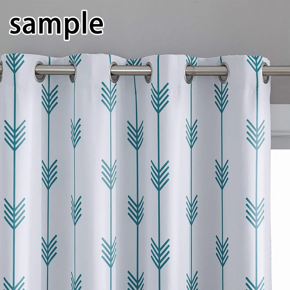 HommomH шторы (2 панели) Втулка сверху затемнение Затемняющая комната море пляж Чайка