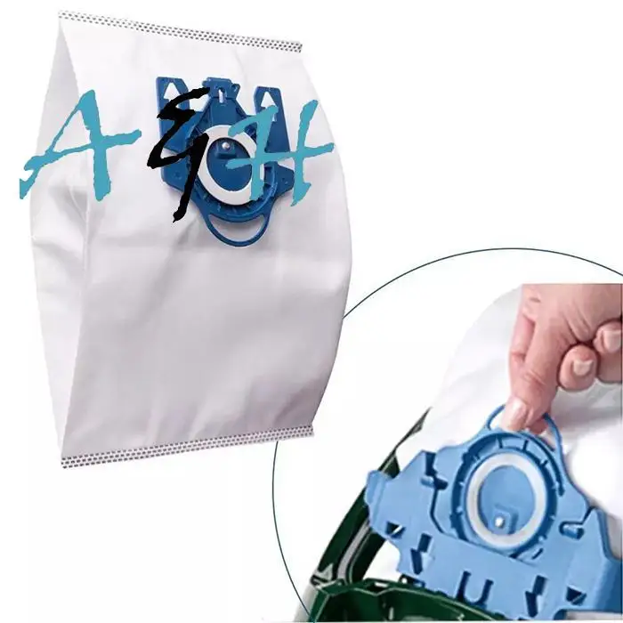 10pcs Synthetic Vacuum Dust Bags Kit with Parts 2 Filters 17 x 27cm/6.7 10.6inch Cleaner 0.326kg | Бытовая техника