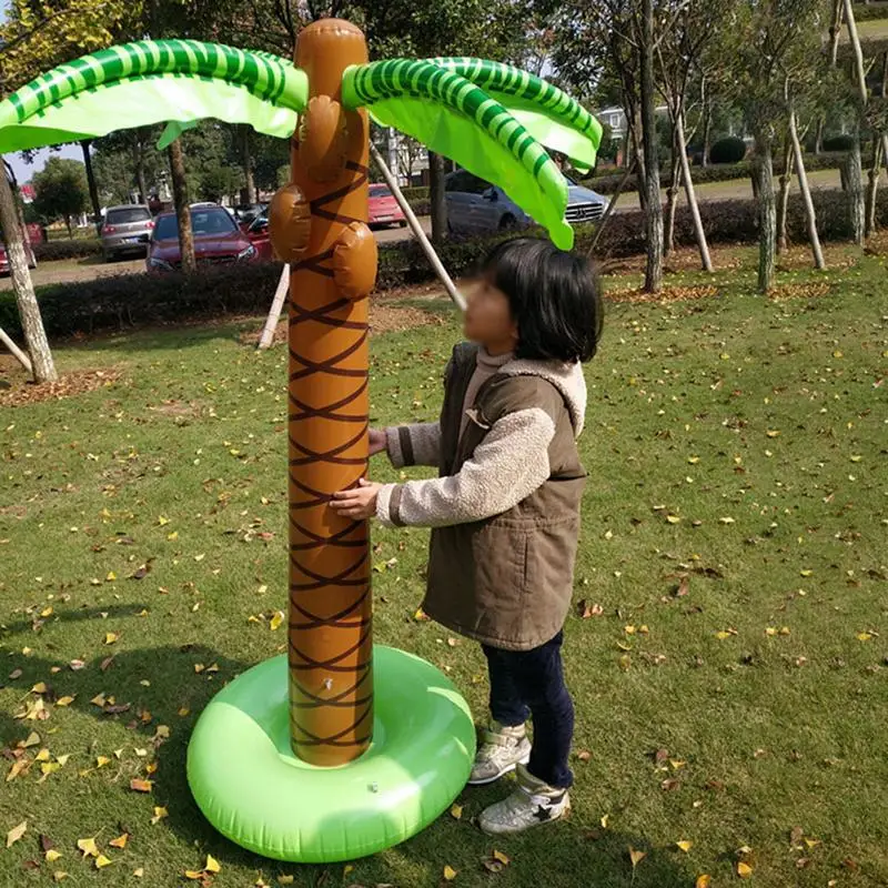 

Inflatable Water Sprayer Octopus 1.6M Inflatable Coconut Palm Tree Water Sprinkler Inflated Children Beach Lawn Play Toys