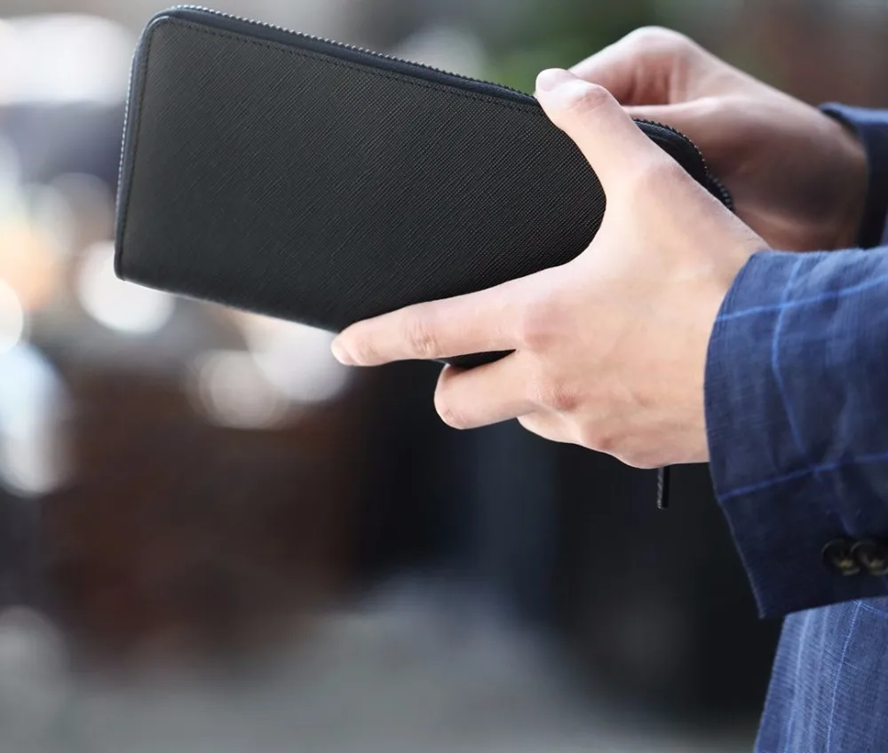 Новая коллекция Xiaomi 90 Мужские Бизнес Wal пусть карты хол дер кошелек классические