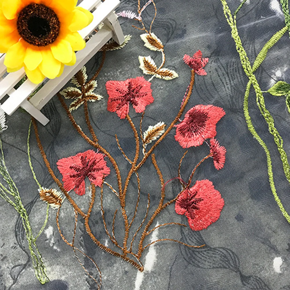 1 ярд Вышивание Вышивка изысканные свадебные мягкие свадебное платье украшения