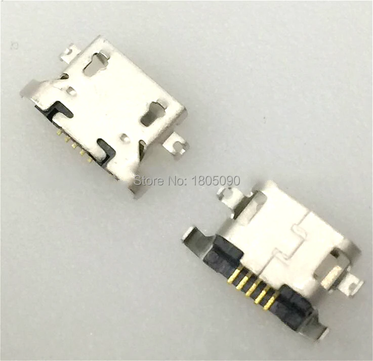 

10pcs Micro USB 5pin 1.27mm Charging port Dock Connector For Motorola Moto E3 G5 XT1672 XT1676 G4 Play XT1600 1601 lenovo A850