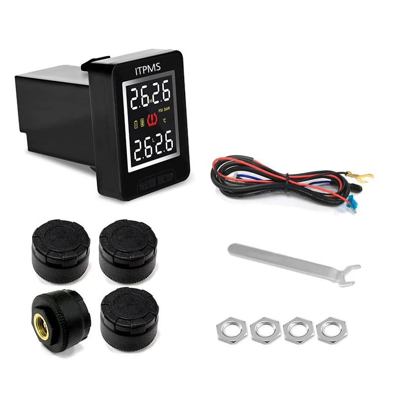 CARCHET Car TPMS Беспроводная система контроля давления в автошинах с 4 внешними