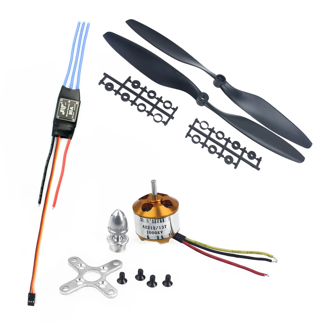 Квадрокоптер UFO ARF/Kit 4 оси без TX & RX: KK V2.3 печатная плата + мотор 1000KV 30A ESC Lipo F450|30a