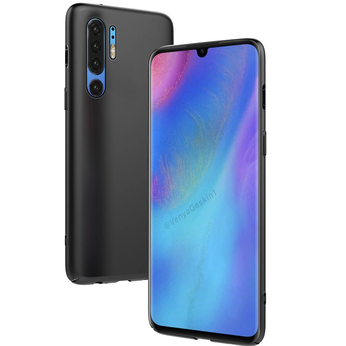Роскошный мягкий силиконовый чехол для Huawei P30 Pro Тонкий Ультратонкий матовый