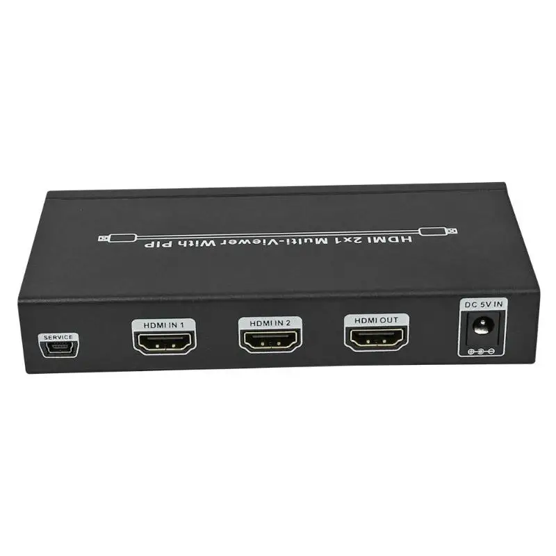 HDMI 2x1 переключатель 1080 P PIP картинка в картинке 2 1 выход переходник|Коннекторы и