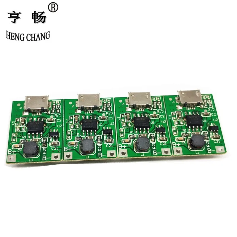 5V Step-Up Power Module Lithium Battery Charging Protection Board Boost Converter 5v1a USB For DIY Charger power bank pcb bms |