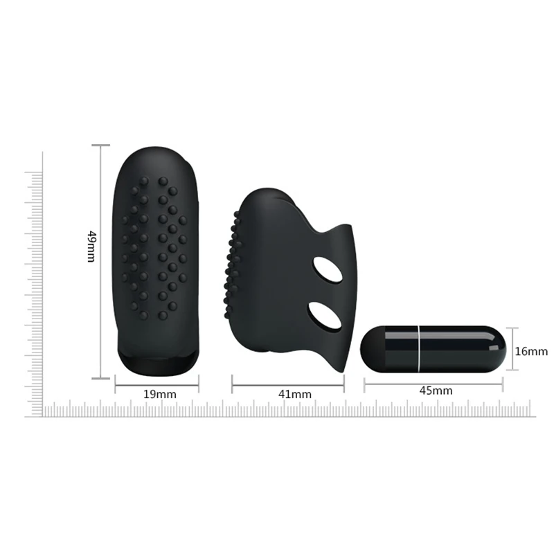 Силиконовые перчатки для пальцев Вибраторы G spot половые губы клитор оргазма Пуля