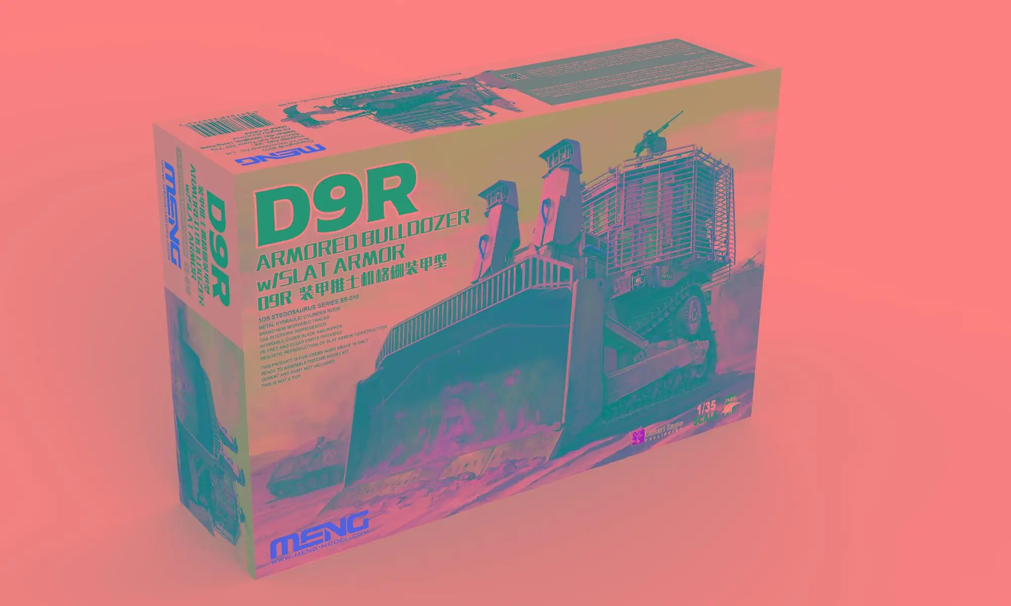 Meng SS 010 модель 1/35 D9R Doobi бронированный бульдозер w/Slat MNGSS 010|Наборы для сборки