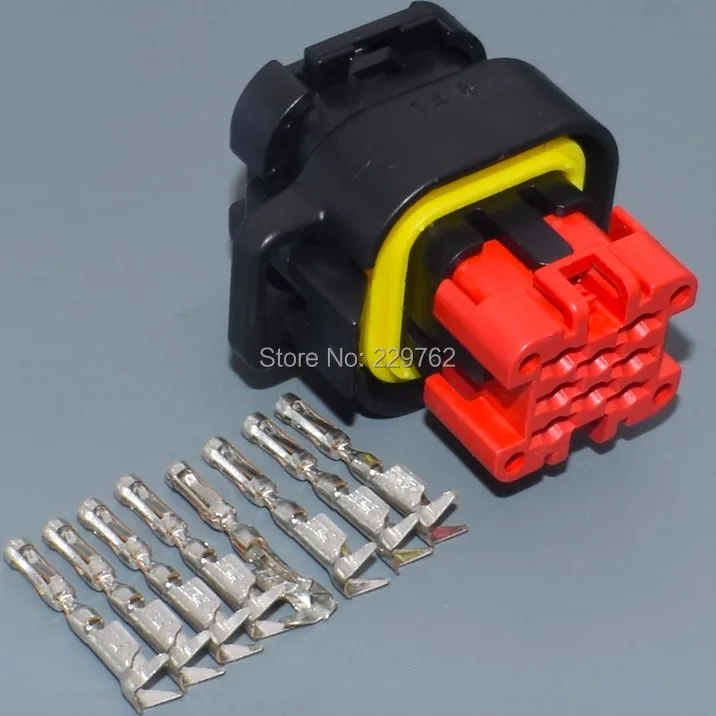 Shhworldsea 8 Pin 1 5 мм ECU женский водонепроницаемый автомобильный разъем 776286-1 с клеммами