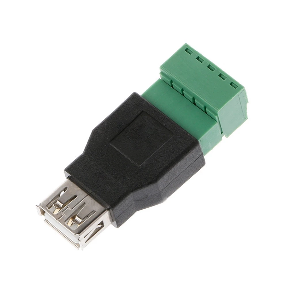CLAITE 5 штырьков USB штекер разъем клемма для светодиодной ленты