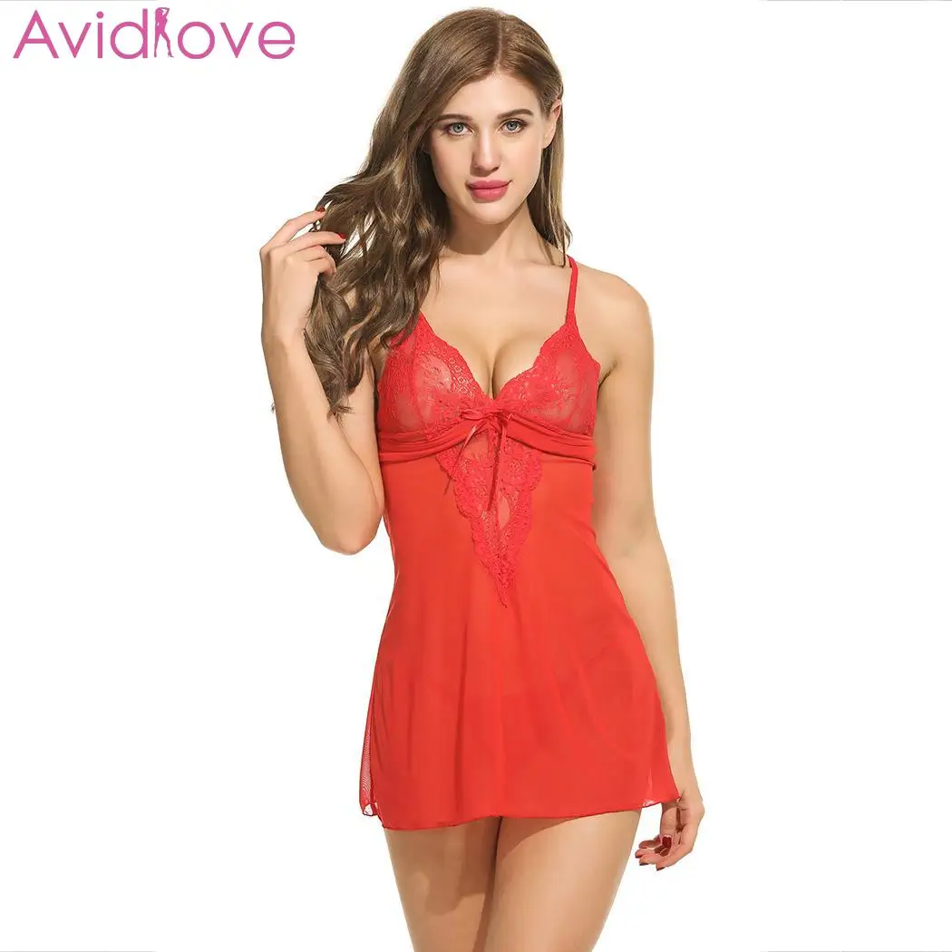 Avidlove Женская Сексуальная Babydoll нижнее белье размера плюс летняя эротическая