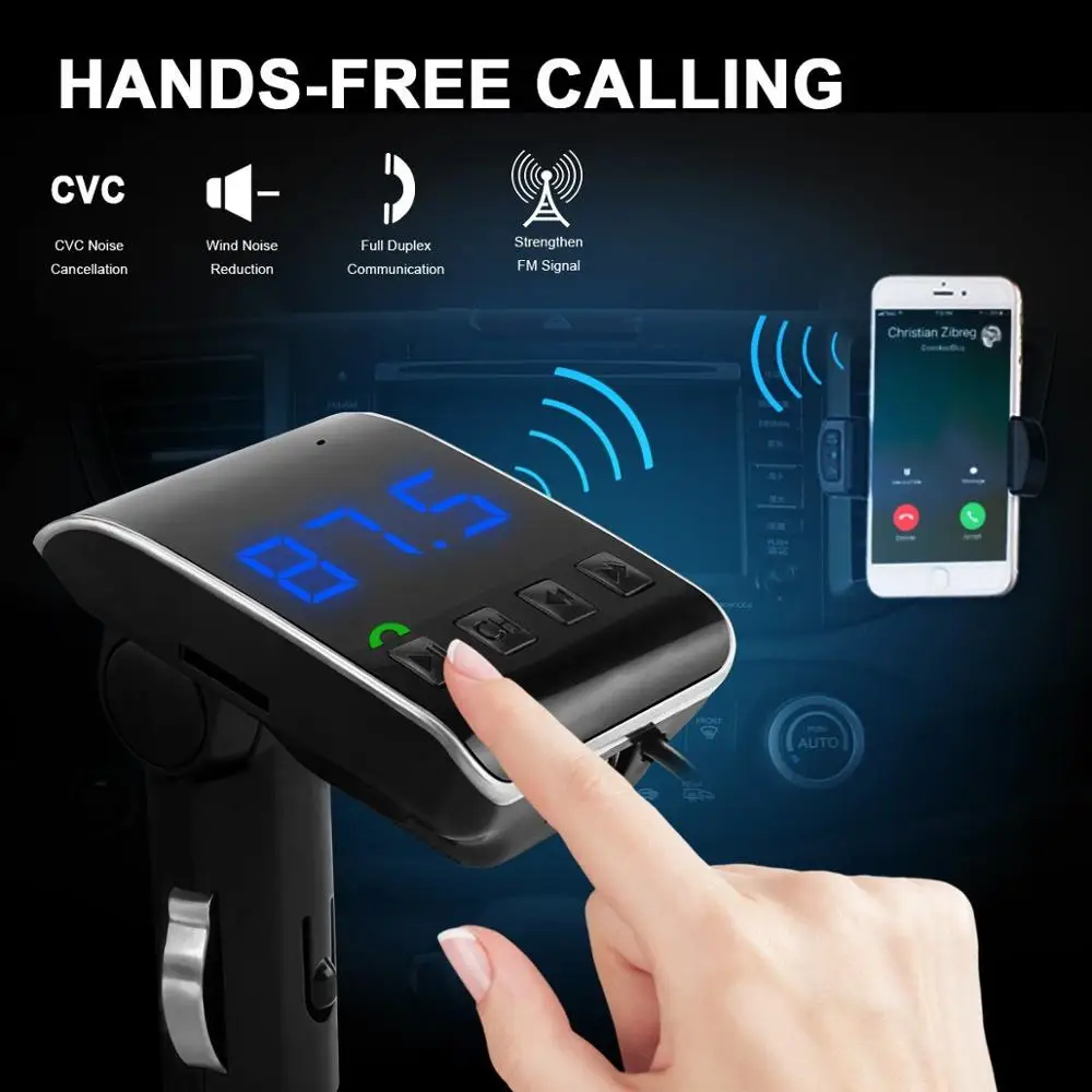 Car mp3 player bluetooth micro digit fm transmitter with usb sd aux input adapter charger for phone | Автомобили и мотоциклы