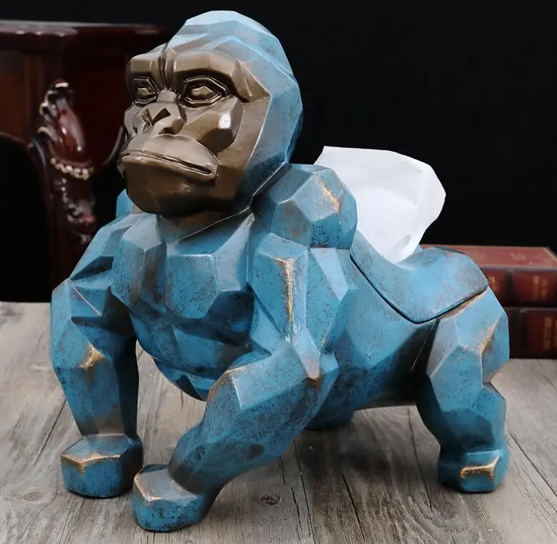 Kingkong Геометрическая гирлянда управляющая ткань искусственная скульптура