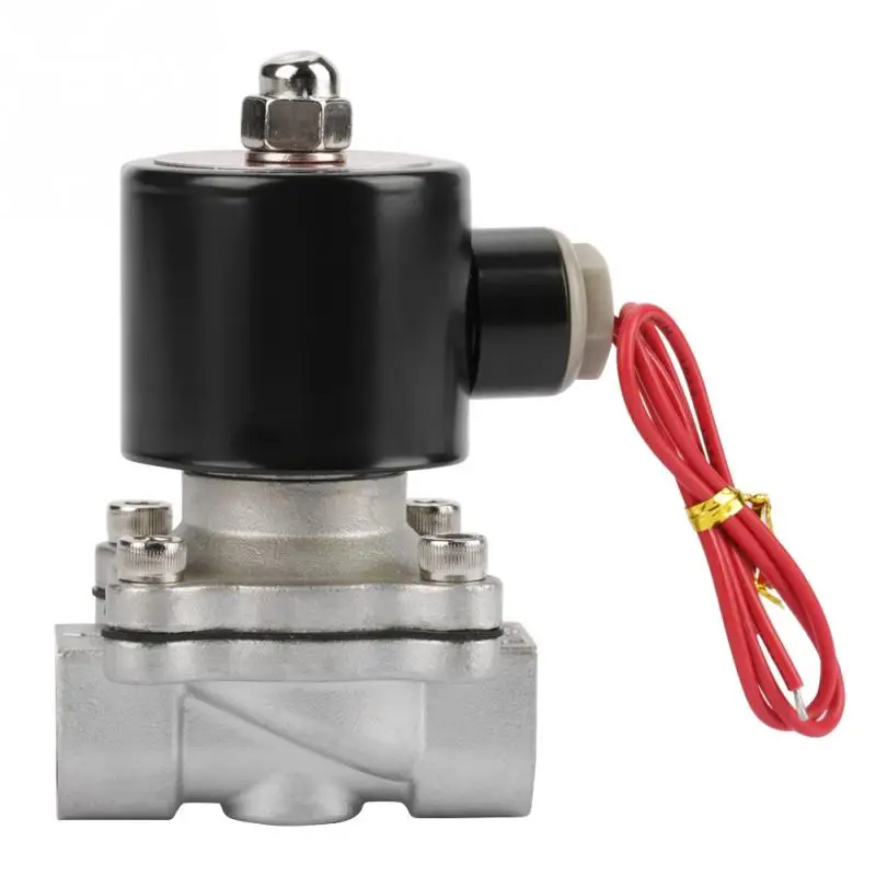 AC 220V G1/2 &quotНержавеющая сталь 304 нормально закрытый Электрический