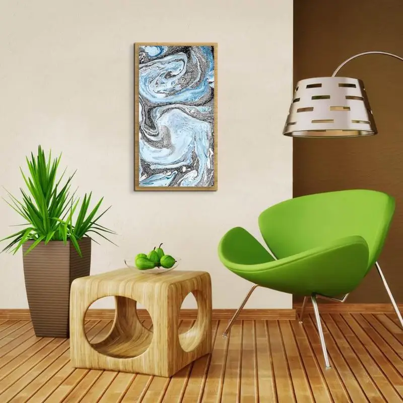Frameless Abstract Whirlpool Oil Canvas Painting Art Decorative Pictures | Дом и сад
