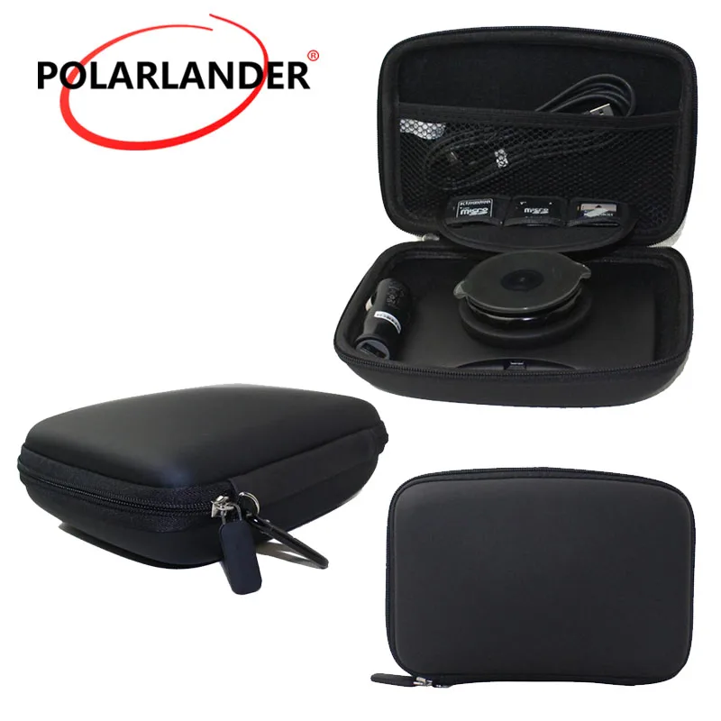 Портативный черный чехол для GPS-навигатора 6 дюймов защитный переноски |