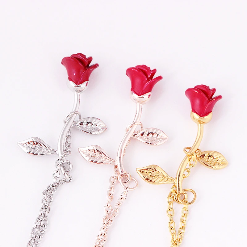 Fashion New 1PC High Quality Wedding Girls Adjustable Rose Golden Flower Bracelet | Украшения и аксессуары