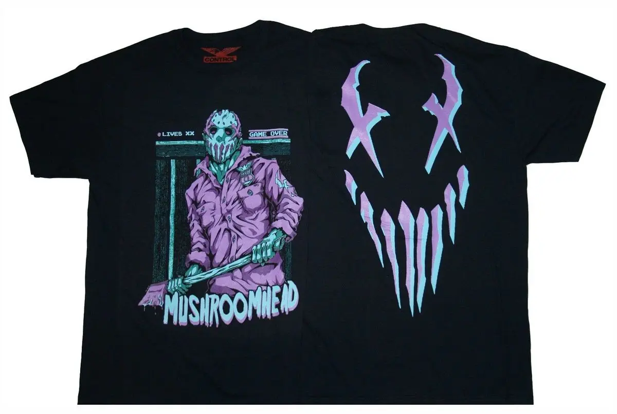 MUSHROOMHEAD Friday The 13th Jason Voorhees T SHIRT S M L XL 2XL новая официальная футболка с коротким