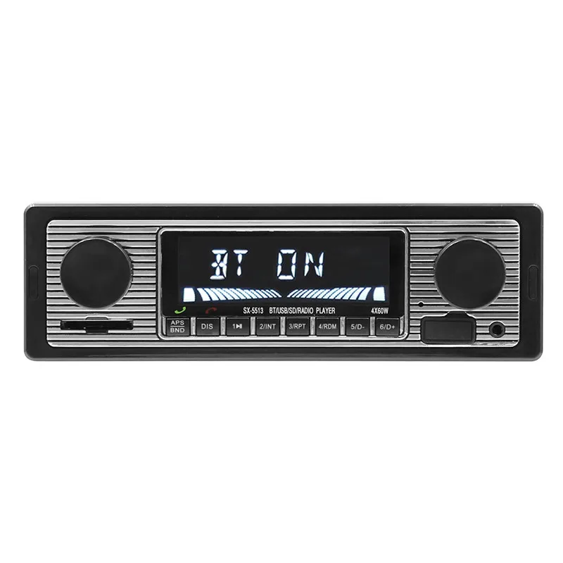 Автомагнитола 12 В стерео-система с поддержкой Bluetooth FM MP3 USB SD AUX Типоразмер 1 DIN |