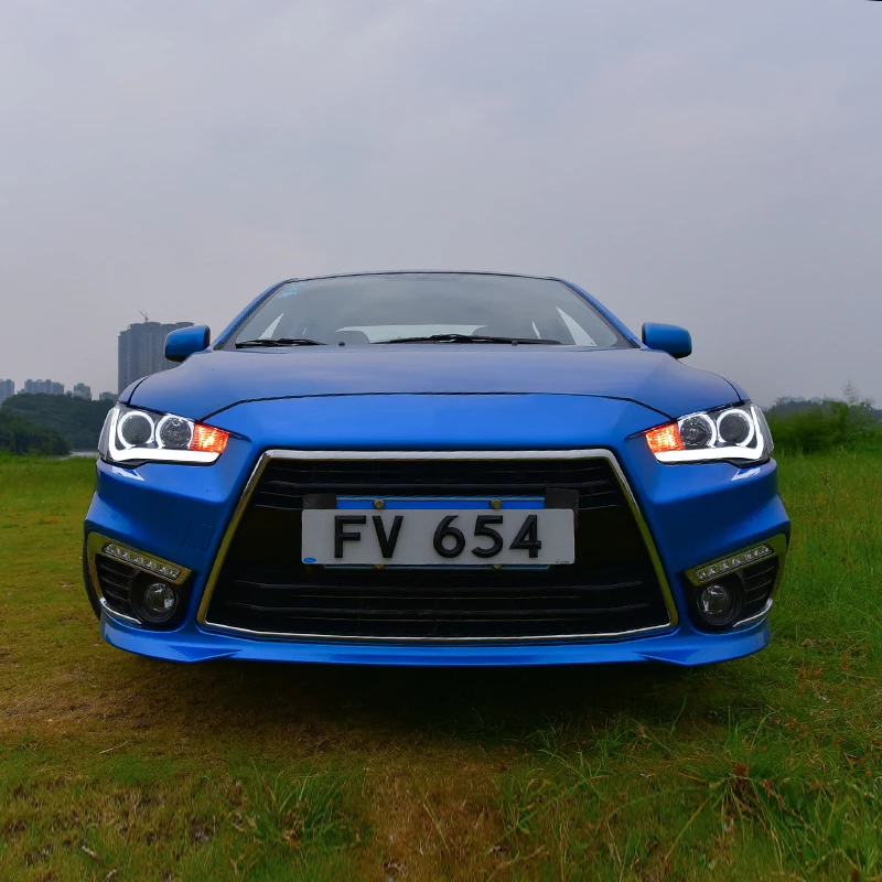 Фары в сборе для Mitsubishi Lancer 2009 2016 Galant Fortis/Proton Inspira Светодиодные ДХО ксенон ближний
