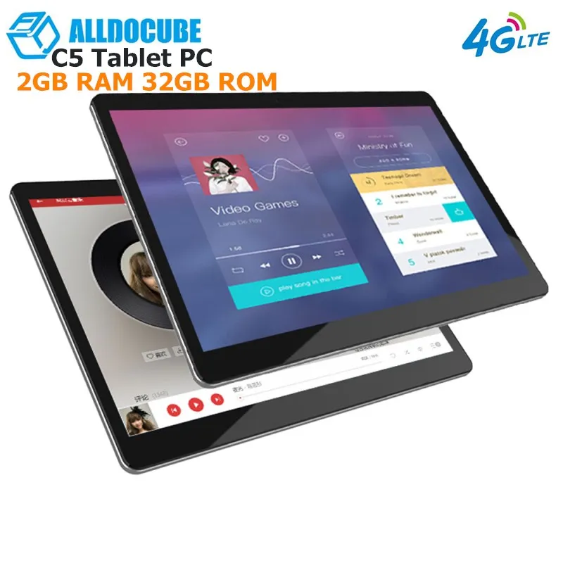 ALLDOCUBE C5 4G Phablet 9 6 'ɺndroid 7 0 MTK6737 1 3 GHz 2 GB Оперативная память 32 EMMC ROM Dual SIM карт