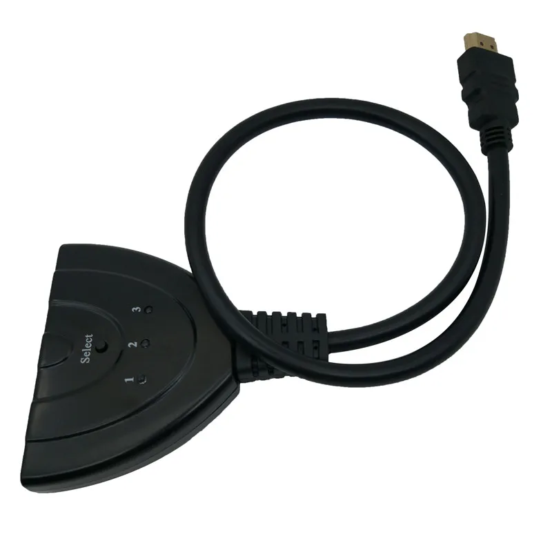 Мини 3 порта сплиттер адаптер кабель 1080P переключатель HDMI в 1 out|Кабели HDMI| |